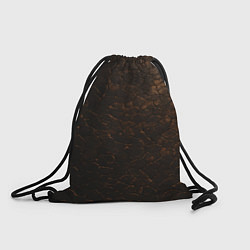 Рюкзак-мешок Темная текстура - сухая земля, цвет: 3D-принт