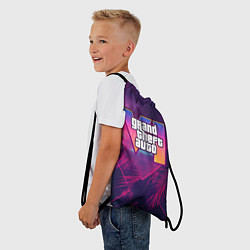 Рюкзак-мешок GTA 6 summer logo, цвет: 3D-принт — фото 2