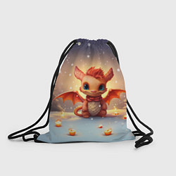 Рюкзак-мешок Ветрокрылый огневик дракон, цвет: 3D-принт
