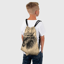 Рюкзак-мешок Дракон с открытой пастью, цвет: 3D-принт — фото 2