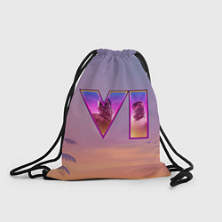 Рюкзак-мешок GTA 6 Palms, цвет: 3D-принт