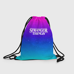 Мешок для обуви Stranger Things gradient colors