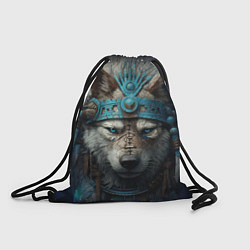 Рюкзак-мешок Волк индеец, цвет: 3D-принт