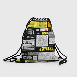 Рюкзак-мешок Инженерные знаки, цвет: 3D-принт