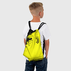 Рюкзак-мешок Juventus спортивные краски, цвет: 3D-принт — фото 2