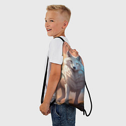Рюкзак-мешок Небесная волчица, цвет: 3D-принт — фото 2