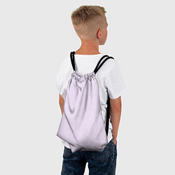 Рюкзак-мешок Бледный паттерн контуров сердец, цвет: 3D-принт — фото 2