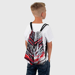 Рюкзак-мешок Адские линии киберпанк, цвет: 3D-принт — фото 2