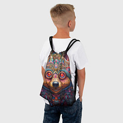 Рюкзак-мешок Фэнтази медведь, цвет: 3D-принт — фото 2