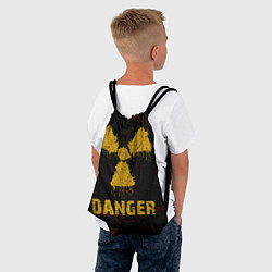 Рюкзак-мешок Опасный человек радиация, цвет: 3D-принт — фото 2