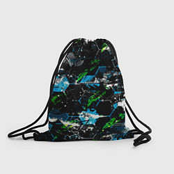 Рюкзак-мешок Футбол паттерны, цвет: 3D-принт