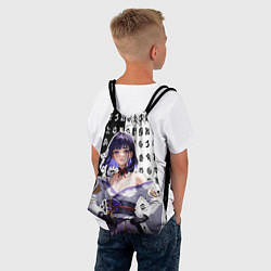 Рюкзак-мешок Сёгун Райден- рунические надписи, цвет: 3D-принт — фото 2