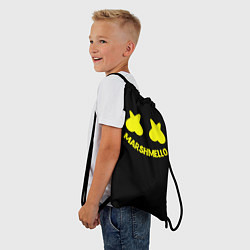 Рюкзак-мешок Christopher Comstock yellow logo, цвет: 3D-принт — фото 2
