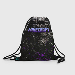 Рюкзак-мешок Minecraft брызги красок неон, цвет: 3D-принт
