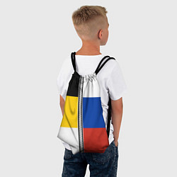 Рюкзак-мешок Россия - патриот, цвет: 3D-принт — фото 2
