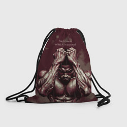 Рюкзак-мешок Мулат бодибилдер, цвет: 3D-принт