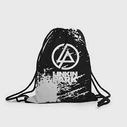 Мешок для обуви Linkin park logo краски текстура