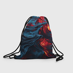 Рюкзак-мешок Яркая волнистая абстракция, цвет: 3D-принт