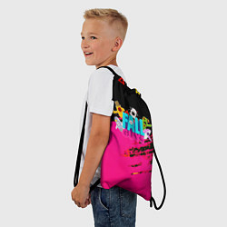 Рюкзак-мешок Fall Guys kids color, цвет: 3D-принт — фото 2