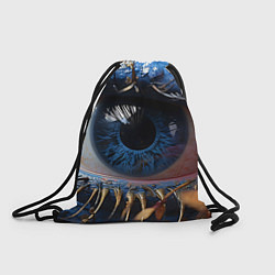 Рюкзак-мешок Глаз с золотом, цвет: 3D-принт