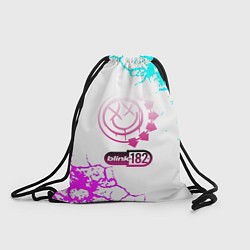 Рюкзак-мешок Blink 182 неоновые краски, цвет: 3D-принт