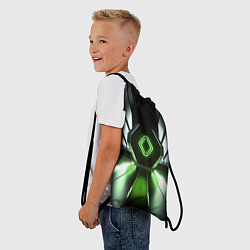 Рюкзак-мешок Зеленый луч, цвет: 3D-принт — фото 2