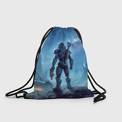 Рюкзак-мешок Mass Effect - ai art, цвет: 3D-принт