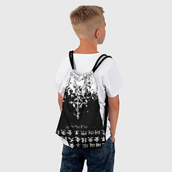 Рюкзак-мешок Fullmetal Alchemist текстура иероглифы, цвет: 3D-принт — фото 2