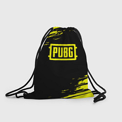 Мешок для обуви Pubg текстура краски жёлтые