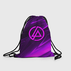 Мешок для обуви Linkin park neon stripes logo