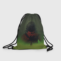 Рюкзак-мешок Lethal Company: Green Fog, цвет: 3D-принт