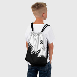 Рюкзак-мешок Borussia sport краски, цвет: 3D-принт — фото 2