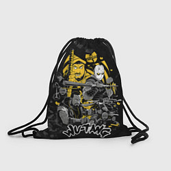 Рюкзак-мешок Wu tang clan band, цвет: 3D-принт