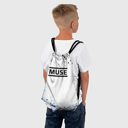 Рюкзак-мешок MUSE рок стиль краски, цвет: 3D-принт — фото 2