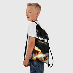 Рюкзак-мешок Napoli legendary sport fire, цвет: 3D-принт — фото 2