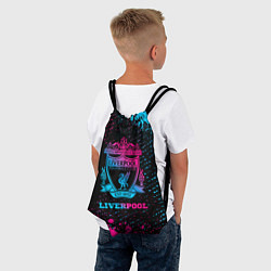Рюкзак-мешок Liverpool - neon gradient, цвет: 3D-принт — фото 2