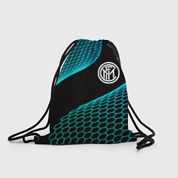 Рюкзак-мешок Inter football net, цвет: 3D-принт