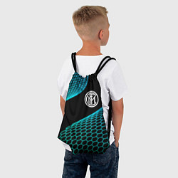 Рюкзак-мешок Inter football net, цвет: 3D-принт — фото 2