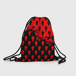 Рюкзак-мешок Billie Eilish pattern music steel, цвет: 3D-принт