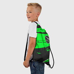 Рюкзак-мешок Roma sport green, цвет: 3D-принт — фото 2