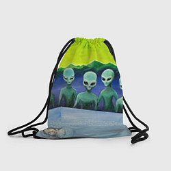 Рюкзак-мешок Спящая красавица 3000 и Инопланетяне, цвет: 3D-принт