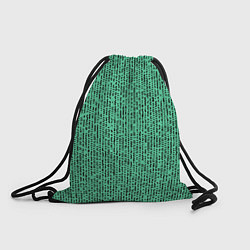Рюкзак-мешок Мозаика нефритовый зелёный, цвет: 3D-принт
