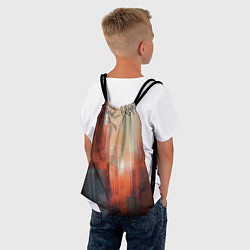 Рюкзак-мешок Размытый город на закате, цвет: 3D-принт — фото 2