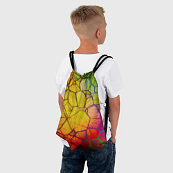Рюкзак-мешок Bright abstraction, цвет: 3D-принт — фото 2