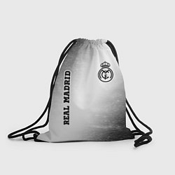 Рюкзак-мешок Real Madrid sport на светлом фоне вертикально, цвет: 3D-принт