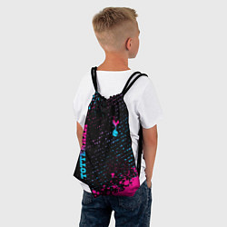 Рюкзак-мешок Tottenham - neon gradient вертикально, цвет: 3D-принт — фото 2