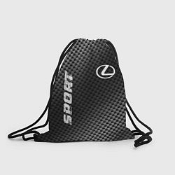 Рюкзак-мешок Lexus sport carbon, цвет: 3D-принт