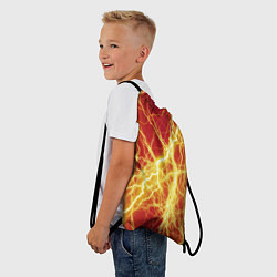 Рюкзак-мешок Lightning strikes, цвет: 3D-принт — фото 2