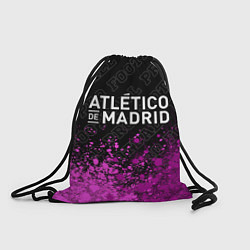 Рюкзак-мешок Atletico Madrid pro football посередине, цвет: 3D-принт