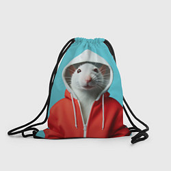 Рюкзак-мешок Крыс в балахоне, цвет: 3D-принт
